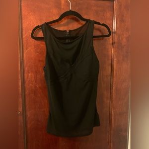 EXPRESS Black sheer sleeveless blouse size SMALL
